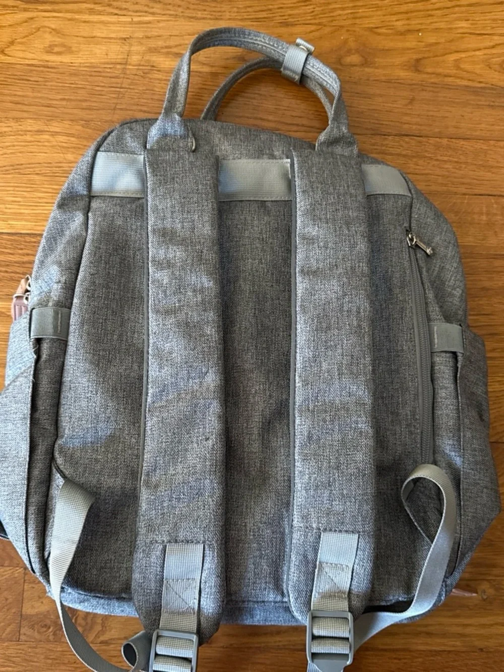 Rivalino Gray Baby Bag Backpack - Neutral Gray